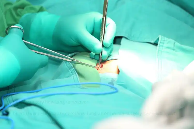 hernia surgery how long to recover